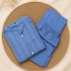dark blue pattern kurtha