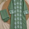 sage green embroidered co ord set