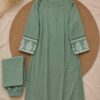sage green embroidered co ord set