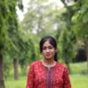 Red Floral Kurtha