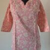 pink short kurti