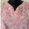 short kurti pink with floral print