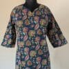 navy blue short kurti